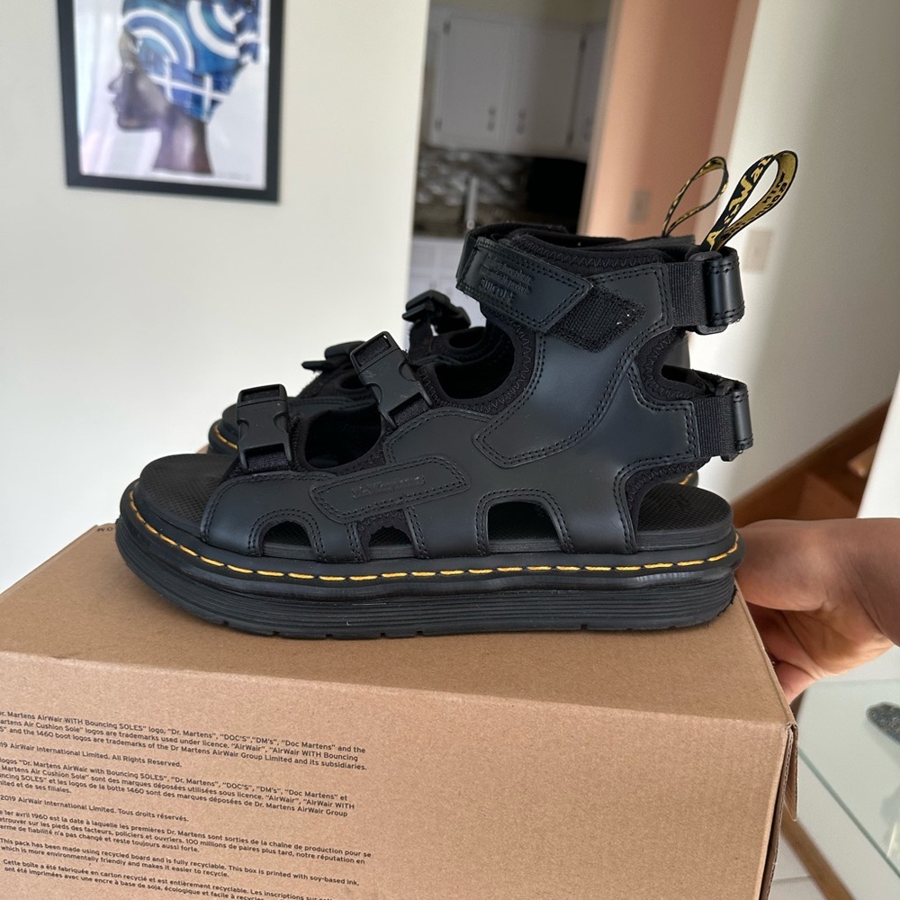 Dr Martens x Suicoke Boak Leather Sandals